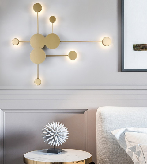 Настенный светодиодный светильник Inodesign Geometry Gold 44.9173